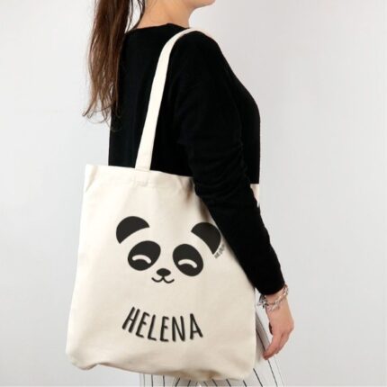Bolso tote bag personalizado Panda