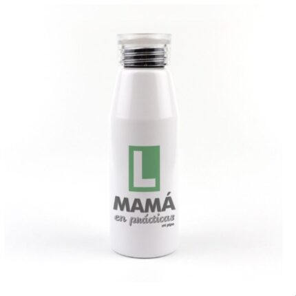 Botella aluminio Mamá en prácticas