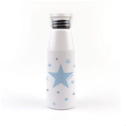 Botella aluminio niños modelo Estrella azul