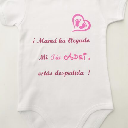 Body mamá despedida personalizado
