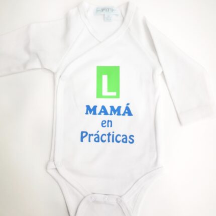 Body mamá en prácticas personalizado