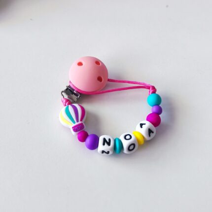 Chupetero fly fucsia personalizado