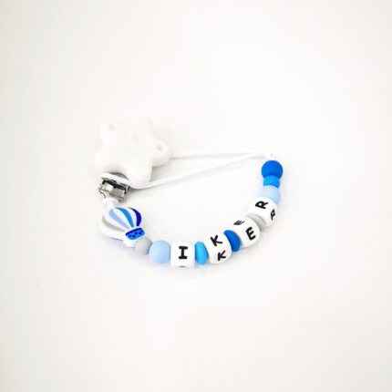 Chupetero fly azul personalizado