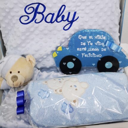 Canastilla car personalizada regalo original bebé