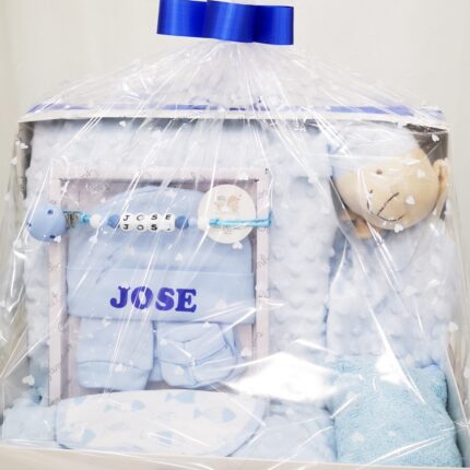 Canastilla Happy personalizada regalo original bebé