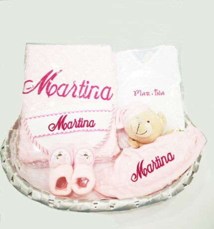 Canastilla Love personalizada regalo original bebé